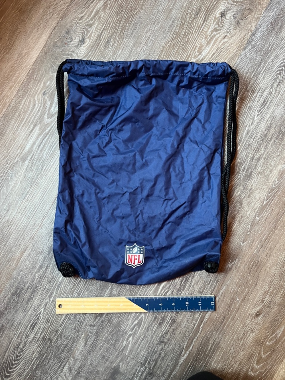 Navy Drawstring Backpack Seattle Seahawks - Picture 2 of 3